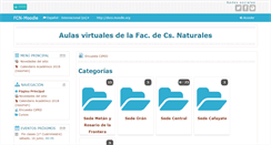 Desktop Screenshot of e-natura.unsa.edu.ar