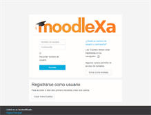 Tablet Screenshot of moodlexa.unsa.edu.ar