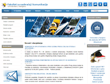 Tablet Screenshot of fsk.unsa.ba