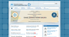 Desktop Screenshot of fzs.unsa.ba
