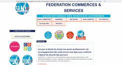 Desktop Screenshot of commerces-services.unsa.org