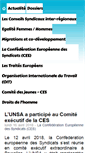 Mobile Screenshot of europe.unsa.org