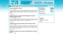 Desktop Screenshot of jeunes.unsa.org