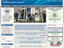 Tablet Screenshot of mef.unsa.ba